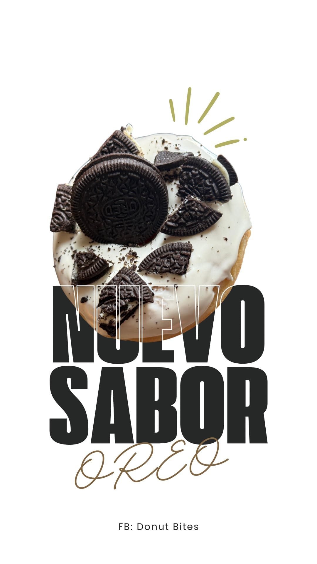 Dona sabor Oreo decorada, Monterrey